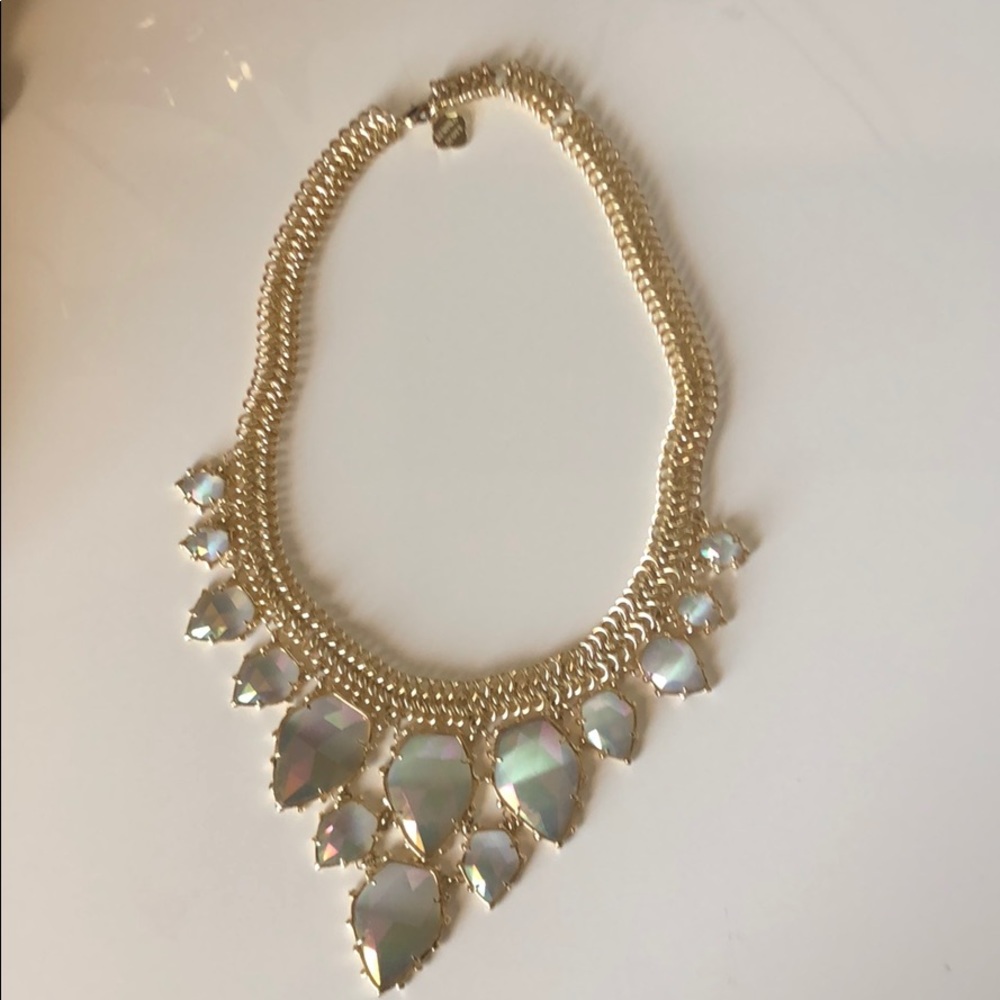 Kendra Scott Gold/Iridescent Statement Necklace